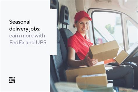 Seasonal drivers with UPS start at 21 per hour, with tractor-trailer. . Seasonal jobs at fedex